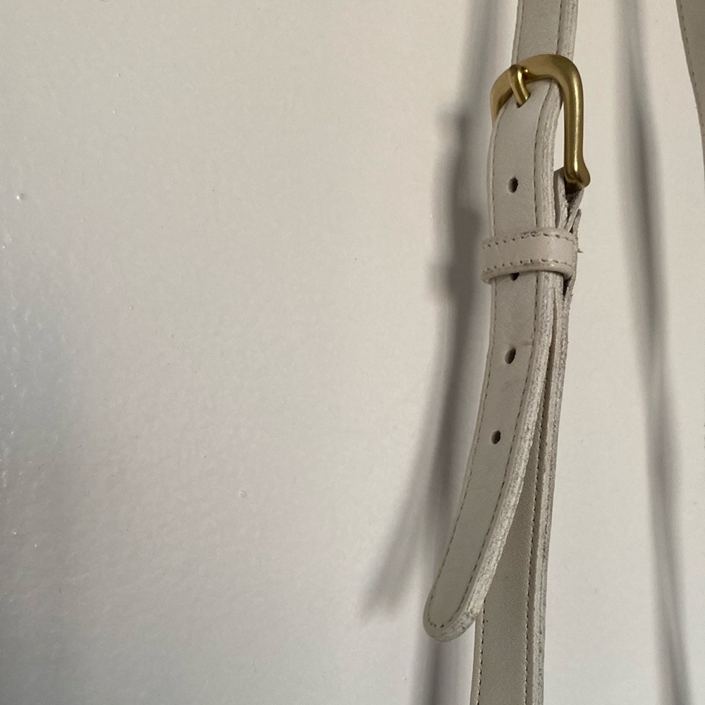 Vintage Coach Kit Bag No. 9973 - White Leather - Picture 5 of 10